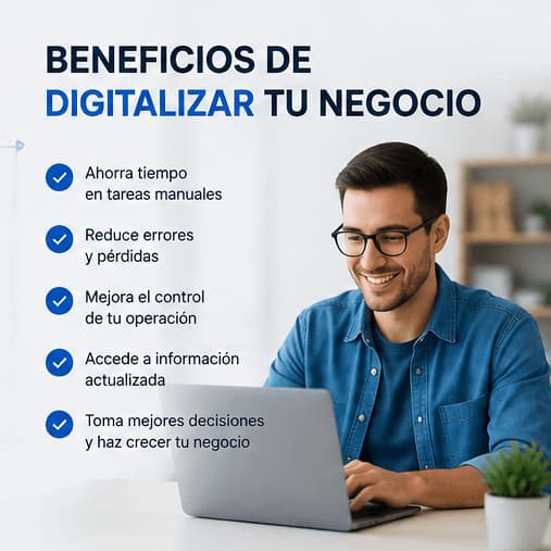 Digitalización de procesos para empresas y negocios modernos