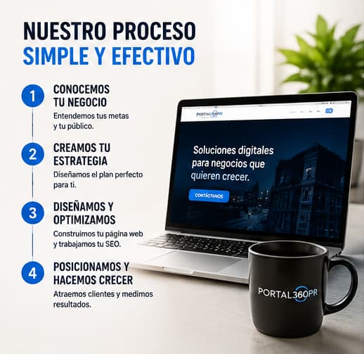 Proceso de desarrollo web y estrategias digitales para negocios