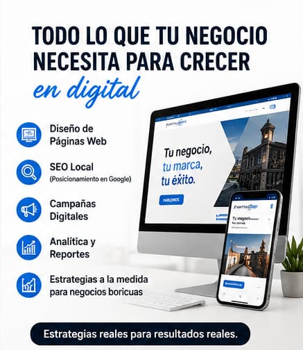 Servicios digitales para crecimiento y presencia online empresarial
