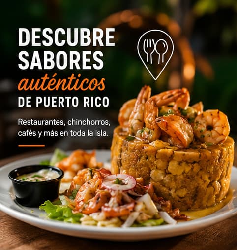 Platos y experiencias gastronómicas alrededor de Puerto Rico
